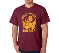 What You Talkin About Willis t-shirt (Gary Coleman / Different Strokes) (Large, Burgundy)