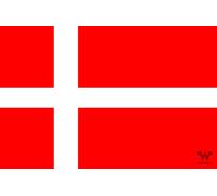 WHATABUS Sticker Flag Denmark Country Flag Sticker 8.5 x 5.5 cm