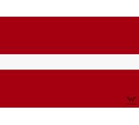 WHATABUS Sticker Flag Latvia - Country Flag Sticker 8.5 x 5.5 cm
