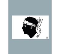 WHATABUS WF215 Corsica Flag Sticker 8.5 x 5.5 cm