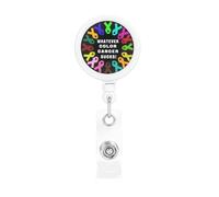 Whatever Color Cancer Sucks Retractable Badge Holder Bulk ConvenientBadge Reels Badge Clip for NurseTeacher Student Office Staff Name Tag