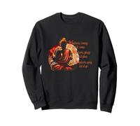 WHATEVER COMES LET IT COME Buddha Meditation Yoga Sayings Sweatshirt