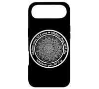 WHATEVER COMES Meditation Mandala Yoga Sayings Quote Case for iPhone Air