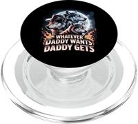 Whatever Daddy Wants Daddy Gets Alpha Wolf Meme Cringe PopSockets PopGrip for MagSafe