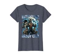 Whatever Daddy Wants Daddy Gets Funny Cringe Alpha Wolf Meme T-Shirt, Women, Heather Blue, XX-Large