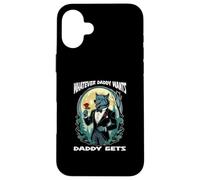 Whatever Daddy Wants Daddy Gets Werewolf Tuxedo and a Rose Case for iPhone 16 Plus
