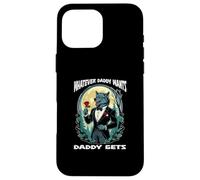 Whatever Daddy Wants Daddy Gets Werewolf Tuxedo and a Rose Case for iPhone 16 Pro Max
