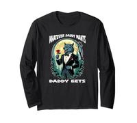Whatever Daddy Wants Daddy Gets Werewolf Tuxedo and a Rose Long Sleeve T-Shirt
