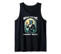 Whatever Daddy Wants Daddy Gets Werewolf Tuxedo and a Rose Tank Top