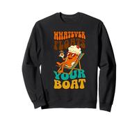 Whatever Floats Your Boat Retro Root Beer Float Summer Sweatshirt