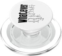 Whatever is True Philippians 4:8 Bible Verse Scripture PopSockets PopGrip for MagSafe
