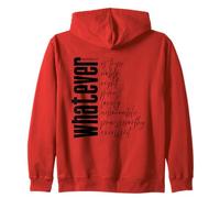 Whatever is True Philippians 4:8 Bible Verse Scripture Zip Hoodie