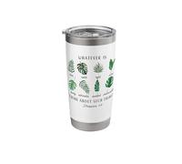 Whatever is True Philippians 4:8 Christian Scripture Tee Stainless Steel Insulated Tumbler