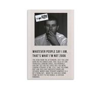 Whatever People Say I Am, That's What I'm Not by Arctic Monkeys Poster Aesthetics Canvas Wall Art Living Room Poster Modern Home Decoration Printing Poster Home Office Decoration Canvas Poster Art Pos