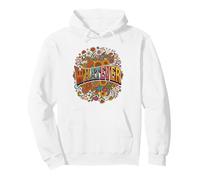 Whatever Retro Hippie Flower Floral Graphic or Women Pullover Hoodie