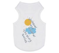 'Whatever The Weather You Bring Smiles' Pet Dog/Cat T-Shirt (PT00148247)