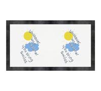 'Whatever The Weather You Bring Smiles' Pet Feeding Mat (PM00028367)