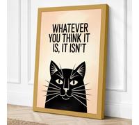 Whatever You Think It Is Canvas Wall Art Print 18x12 Inch