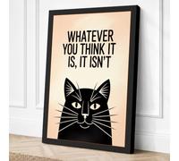 Whatever You Think It Is Canvas Wall Art Print 24x16 Inch