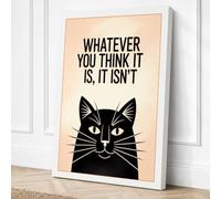 Whatever You Think It Is Canvas Wall Art Print 36x24 Inch