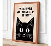 Whatever You Think It Is Canvas Wall Art Print 36x24 Inch