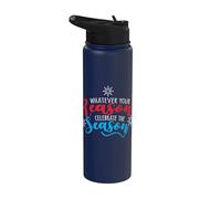 Whatever Your Reason Celebrate The Season 4th of July Stainless Steel Insulated Water Bottle