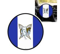 Whati Flags Steering Wheel Cover-Sun Shade Heat Auto
