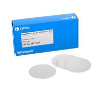 Whatman 1827-024 Glass Microfiber Binder Free Filter, 1.5 Micron, 3.7 s/100 mL Flow Rate, Grade 934-AH, 2.4 cm Diameter (Pack of 100)
