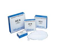 Whatman 1827-090 Glass Microfiber Binder Free Filter, 1.5 Micron, 3.7 s/100mL Flow Rate, Grade 934-AH, 90mm Diameter (Pack of 100)