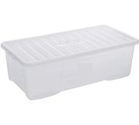 Whatmore 2 x CRYSTAL 62L BOX & LID CLEAR