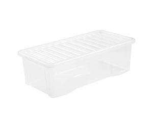 Whatmore CRYSTAL 62L BOX & LID CLEAR 11495
