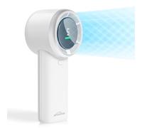 WHATOOK Portable Mini Fan: High Speed Cooling Fan, 10 Hours Battery Life, USB Rechargeable, Small Essentials for Women, Beach Travel, Vacation (White)