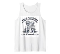 What's Better Than A Golden Retriever Two Goldens Dog Tank Top