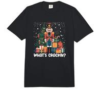 What's Crackin? Funny and Cute Nutcracker Comfort Colors Adult Heavyweight T-Shirt