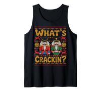What's Crackin Kids Christmas Nutcracker Family Ugly Sweater Tank Top