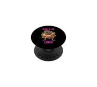 What's for Lunch Prehistoric Lunchroom Student PopSockets Adhesive PopGrip