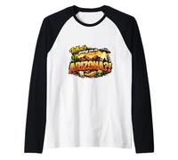 What's Going On in Arizona Funny Mystery Desert Raglan Baseball Tee