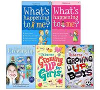Whats Happening to Me Boys, Girls, Usborne Facts of Life Growing Up, Growing Up for Girls, Growing Up for Boys 5 Books Collection Set