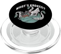 WHAT'S KRAKEN Funny Cephalod Meme Crackin' Pun PopSockets PopGrip for MagSafe