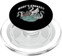 WHAT'S KRAKEN Funny Cephalod Meme Crackin' Pun PopSockets PopGrip for MagSafe