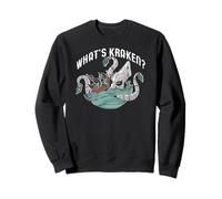 WHAT'S KRAKEN Funny Cephalod Meme Crackin' Pun Sweatshirt