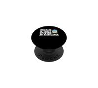 What's Life Without Driving An Ambulance EMT Paramedic PopSockets Adhesive PopGrip