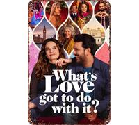 What's Love Got to Do with It? movie Vintage Metal Tin Sign is Retro Metal Sign for Garden Club Outdoor Indoor Home Wall Decorative Poster 8x12 inch