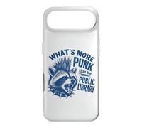 What's More Punk Than The Public Library Funny Raccoon Quote Case for iPhone Air