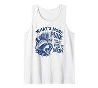 What's More Punk Than The Public Library Funny Raccoon Quote Tank Top