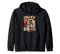 Whats More Punk Than The Public Library T Shirt Book Lover Zip Hoodie