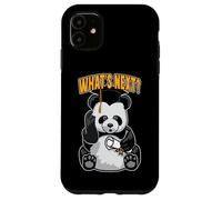 What's Next Senior Graduation Funny Confused Panda Graduate Case for iPhone 11