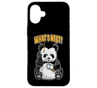 What's Next Senior Graduation Funny Confused Panda Graduate Case for iPhone 16 Plus