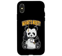 What's Next Senior Graduation Funny Confused Panda Graduate Case for iPhone X/XS