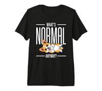 What's Normal Anyway? - Weirdo Funny Cute Corgi Dog Lovers Premium T-Shirt